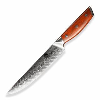 Nůž Dellinger plátkovací Carving 8,5  (210mm) Rose-Wood Damascus