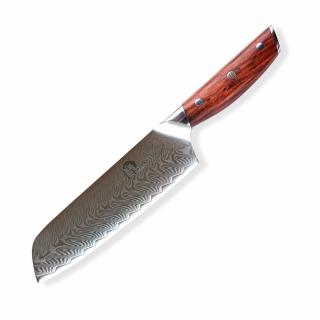 Nůž Dellinger Santoku 7  (175mm) Rose-Wood Damascus
