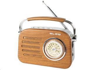 Rádio BLOW RA3 - Přenosné analogové rádio AM/FM/SW/Bluetooth