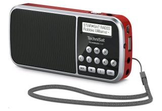 TechniSat TECHNIRADIO RDR DAB+ červené