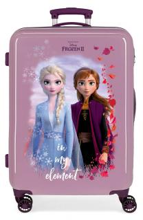 Cestovný kufor na koliesklach Frozen 2 - fialový