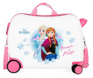 Detský kufor na kolieskach - odrážadlo - Disney Frozen