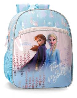 Rozkošný detský jednokomorový batoh Frozen 2 - modrý