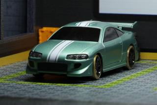 1/76 C62 DRIFT RC Car RTR (zelená s pruhem)