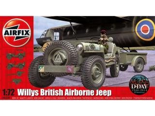 Airfix Jeep Willys, príves a kanón 6PDR (1:72)