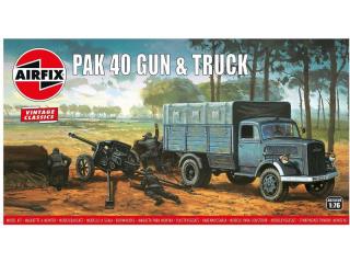 Airfix PAK 40 delo a nákladné auto (1:76) (Vintage)