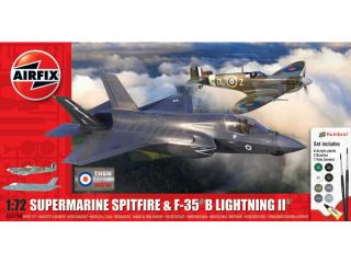 Airfix Spitfire Mk.Vc, F-35B Lightning II (1:72) (Giftset)