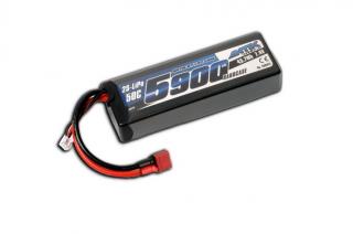 Akumulátor ANTIX by LRP 5900mAh - 7.4V , 50C LiPo Hardcase , T-DYN