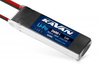 Akumulátor KAVAN Li-Po 2600mAh/7,4V 40/80C 19,2Wh