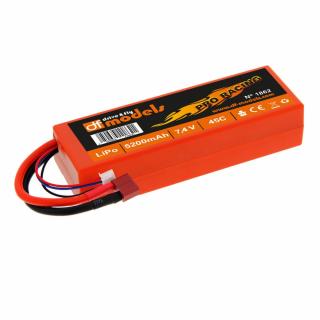 Batéria LiPo 7,4 V 5200mAh Pro Racing T-dean