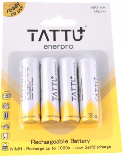 Batérie  Gens Ace TATTU: AA 1.2V 2100mAh NiMh Tattu enerpro (4 ks)
