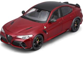 Bburago Alfa Romeo Giulia GTAm 1:18 červená metalíza