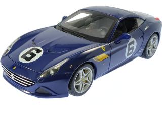 Bburago Ferrari California T 1:18 (70. výročie) #6 modrá