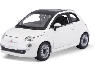 Bburago Fiat 500 2007 1:24 bílá