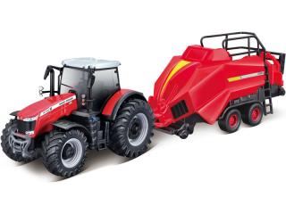 Bburago Massey Ferguson 8740S s lisom