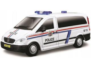 Bburago Mercedes-Benz Vito 1:50 modrá - polícia