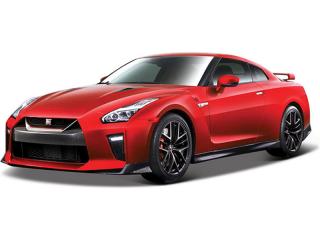 Bburago Plus Nissan GT-R 1:24 červená