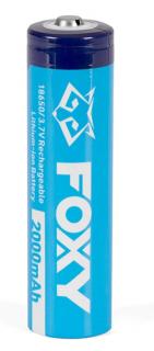 FOXY: Li-Ion batérie (18650) 2000 mAh/15C, 2ks