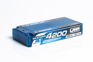 HV Ultra LCG Modified Shorty GRAPHENE-4.1 4200mAh Hardcase Akku - 7.6V LiPo - 120C/60C