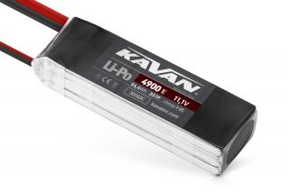 KAVAN Li-Po 4900mAh/11,1V 30/60C Air pack+XT60 plug