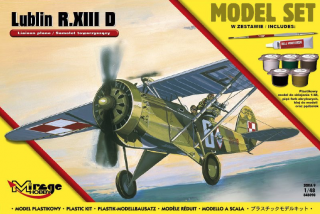 Model MIRAGE: LUBLIN R.XIII D Poľské lietadlo
