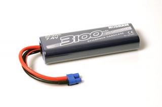 NOSRAM 3100mAh - 7.4V - 50C LiPo Car Stickpack Hardcase - EC3 konektor