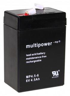 Pb akumulátor MULTIPOWER 6V/4,5Ah