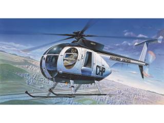 Policajný vrtuľník Academy Hughes 500D (1:48)