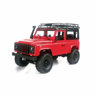 Popron.cz D90 Rock Crawler Defender 4WD 2,4 GHz LED 100% RTR červená 1:12