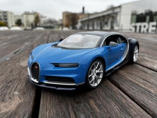 Rastar RC auto Bugatti Chiron 1:14 RTR - modrá