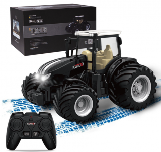 RC Kovový Traktor Korody 2,4 Ghz so širokými kolesami 1:24, LED osvetlenie, zvuk