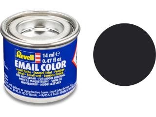 Revell emailová farba #6 dechtová čierna matná 14ml