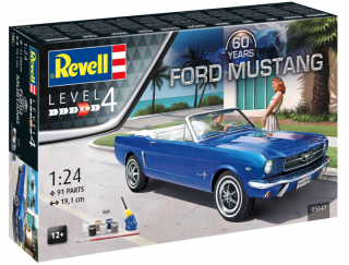 Revell Gift Set auto 05647 60th Anniversary Ford Mustang 1:24