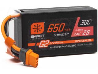 Spektrum Smart G2 LiPo 7,4V 650mAh 30C HC IC2