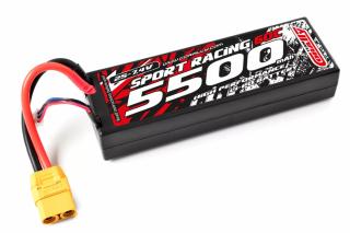 Sport Racing 60C - 5500mAh - 7,4V 2S - LiPo Stick Hardcase - XT90