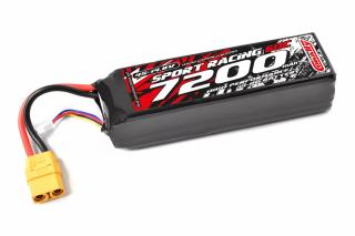 Sport Racing 60C - 7200mAh - 14,8V 4S - LiPo Semi-Soft case - XT90