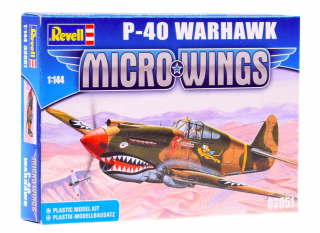 Stavebnica Revell Micro Wings Model P-40 Warhawk 1:144 RV0019
