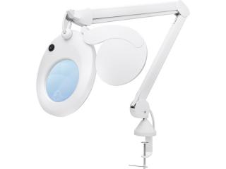 Stolná LED lampa Lightcraft Slim Line s lupou