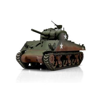 TORRO tank PRO 1/16 RC M4A3 Sherman 75mm zelená kamufláž - infra IR