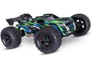 Traxxas Sledge 1:8 RTR zelený s belted pneu