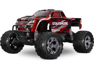 Traxxas Stampede 1:10 BL-2s RTR červený