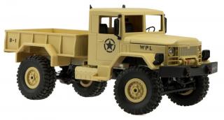 WPL RC vojenský nákladiak B-14 4x4 RTR modrá 1:16 Farba: Žltá