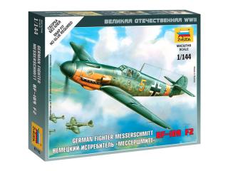 Zvezda Snap Kit - Messerschmitt Bf-109F-2 (1:144)