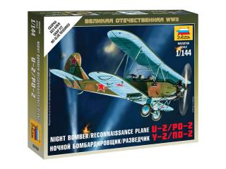 Zvezda Snap Kit - Polikarpov Po-2 (1:100)