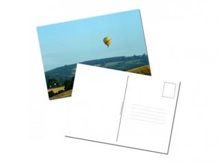 Pohľadnice Formát: A6 (105×148 mm), Náklad: 100 ks, Typ papiera: Pohľadnicový kartón 300g s lesklou lamináciou