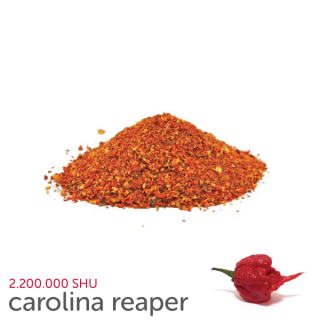 Carolina Reaper Drvené Chilli Vločky (10 G)