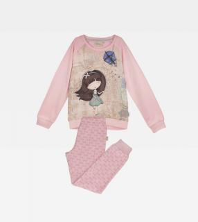 Anekke Liberty - Dievčenské pyžamo dlhé ružové Vek: 10 rokov