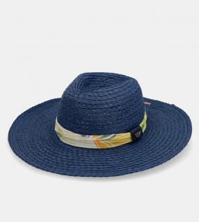 Anekke Pachamama Navy Blue - Slamený klobúk dámsky