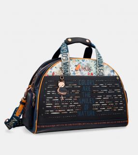 Anekke Pachamama Navy Blue - Športová cestovná taška ♻️