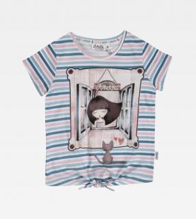 Anekke Seaside - Dievčenské tričko s krátkym rukávom modré Vek: 6 rokov
